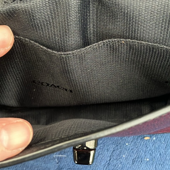 NWOT Coach Parker 18 Mini Metallic Leather Convertible Bag - Picture 12 of 14